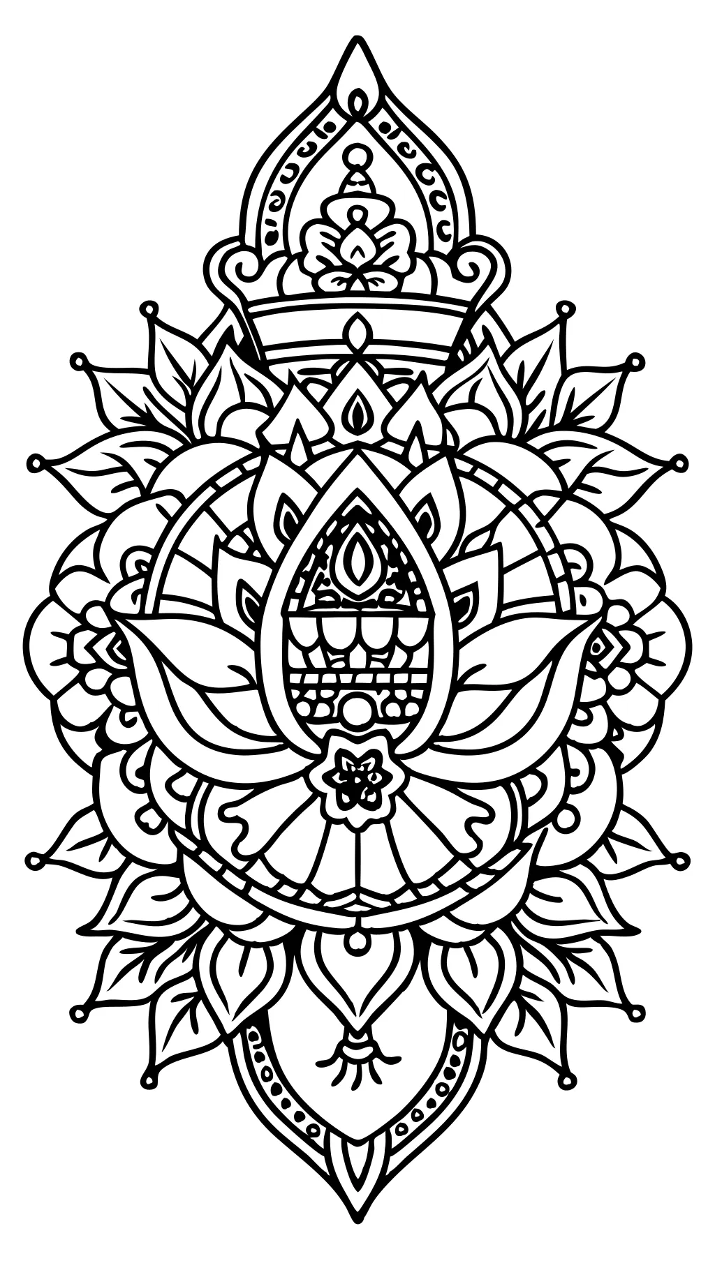 unique coloring pages for adults